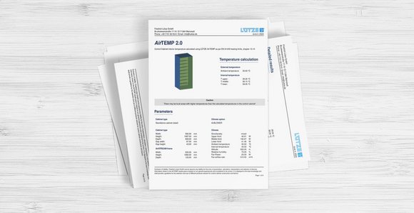 AirTEMP 2.0 Temperature simulation with import function for EPLAN parts lists - Friedrich Lütze GmbH