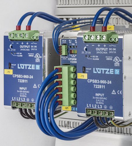 Switch Ethernet non manageable F Lutze Ltd 8 Ports RJ45, 1000Mbit/s,  montage Rail DIN 12 → 48V cc