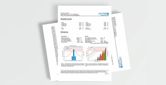 Control Cabinet Temperature Simulation with Adaptive Cooling Demand and Consumption Calculator - Friedrich Lütze GmbH